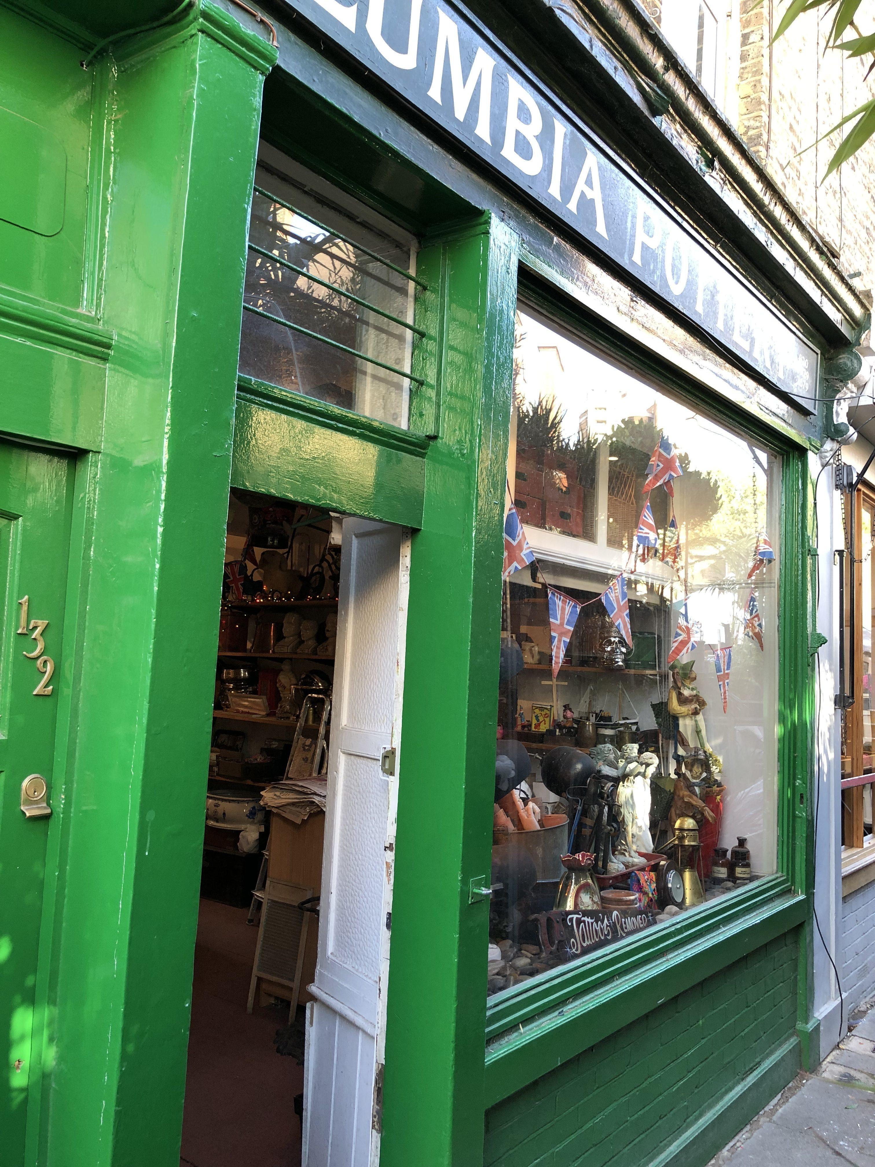 Columbia Pottery Shop Front
